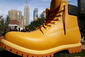 giant timberland boot