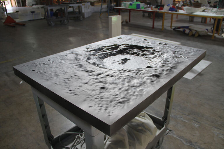 MOON TOPOGRAPHIC MODEL