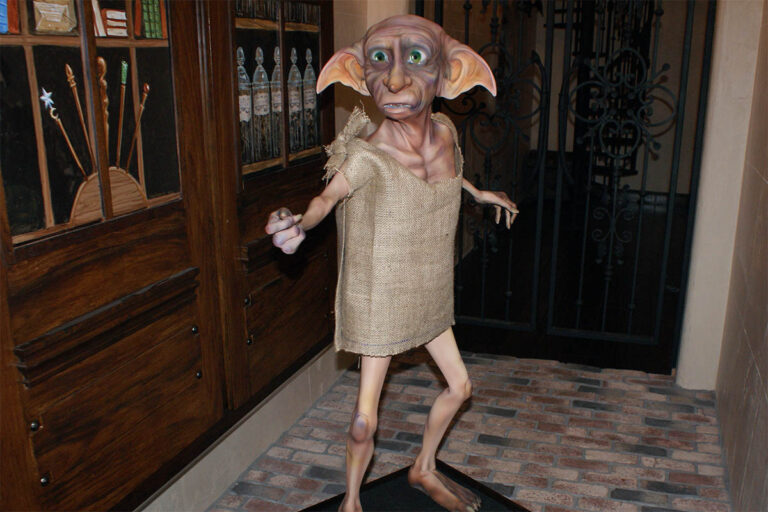 Character model of Dobby from Harry Potter