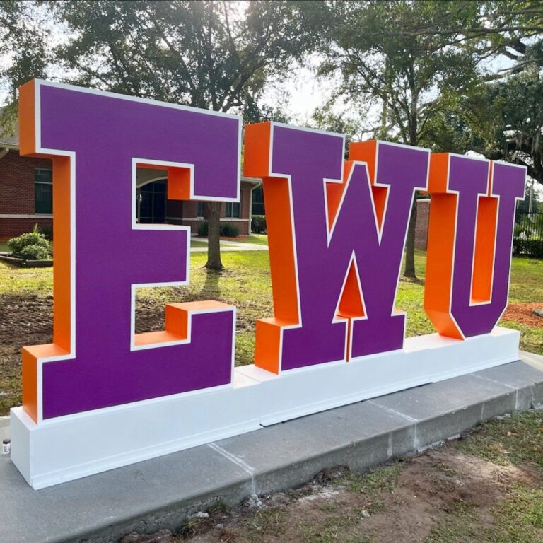 Large Metal Letters-EWU1