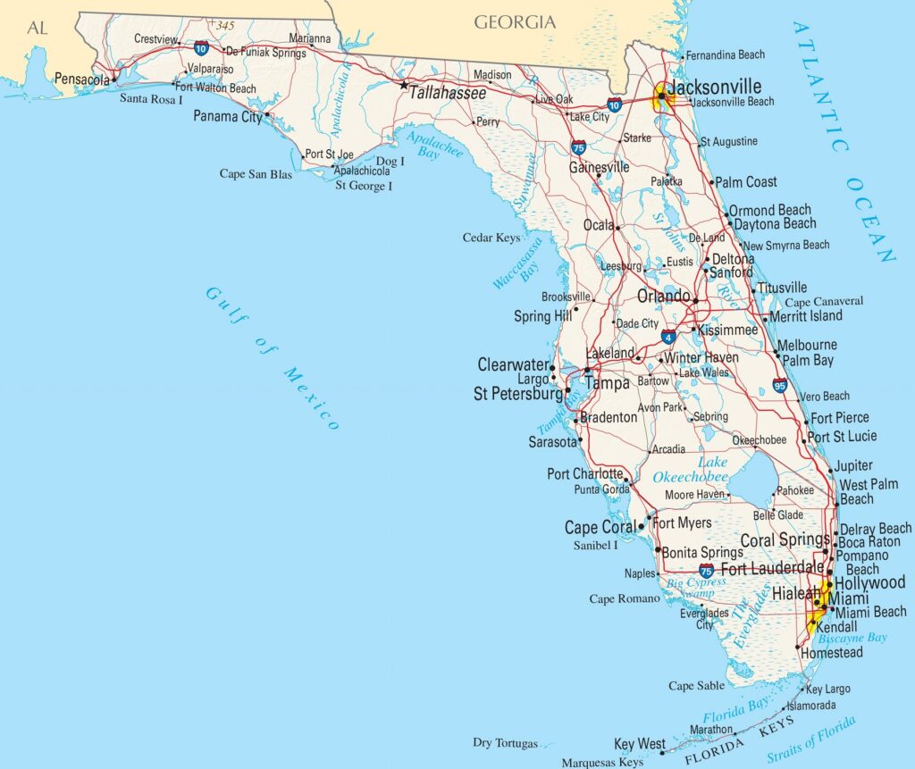 Florida Maps - WhiteClouds