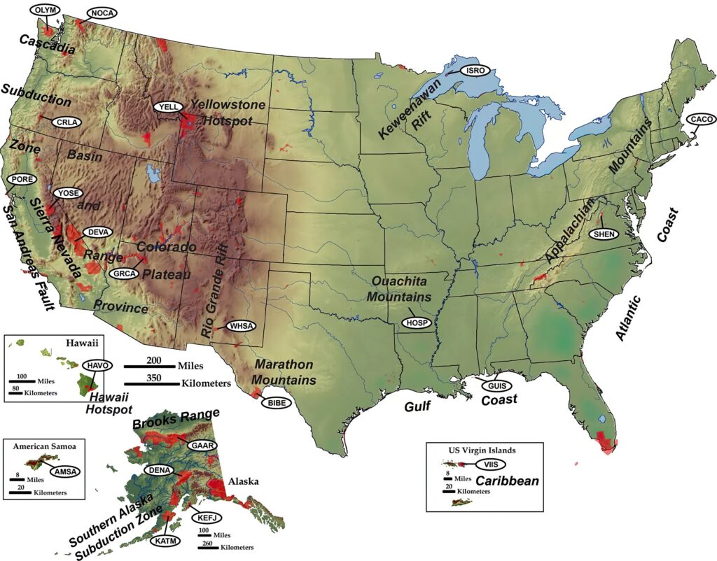 Tectonic Maps - WhiteClouds