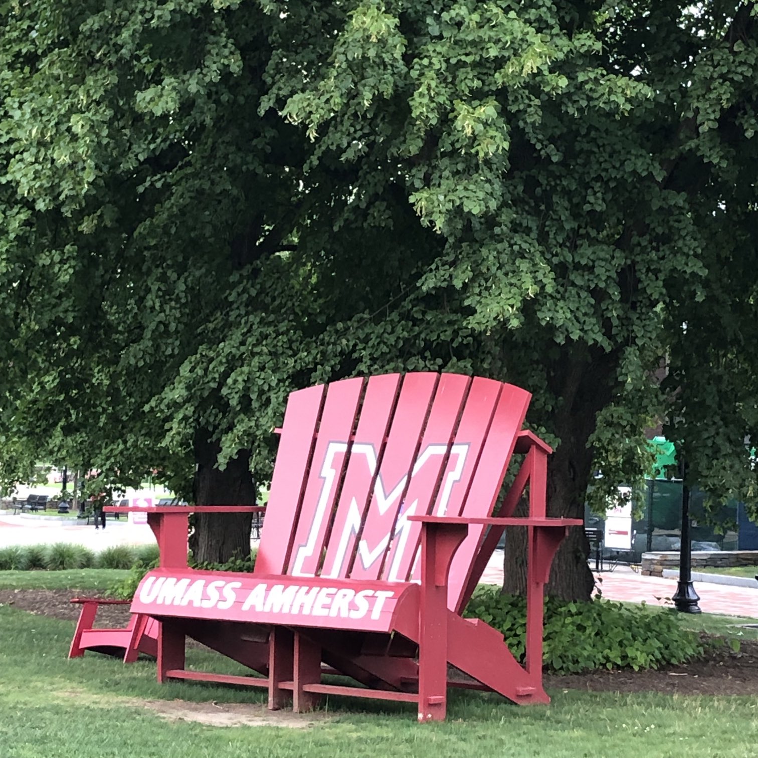 Giant Adirondack Chair for Umass Amherst University