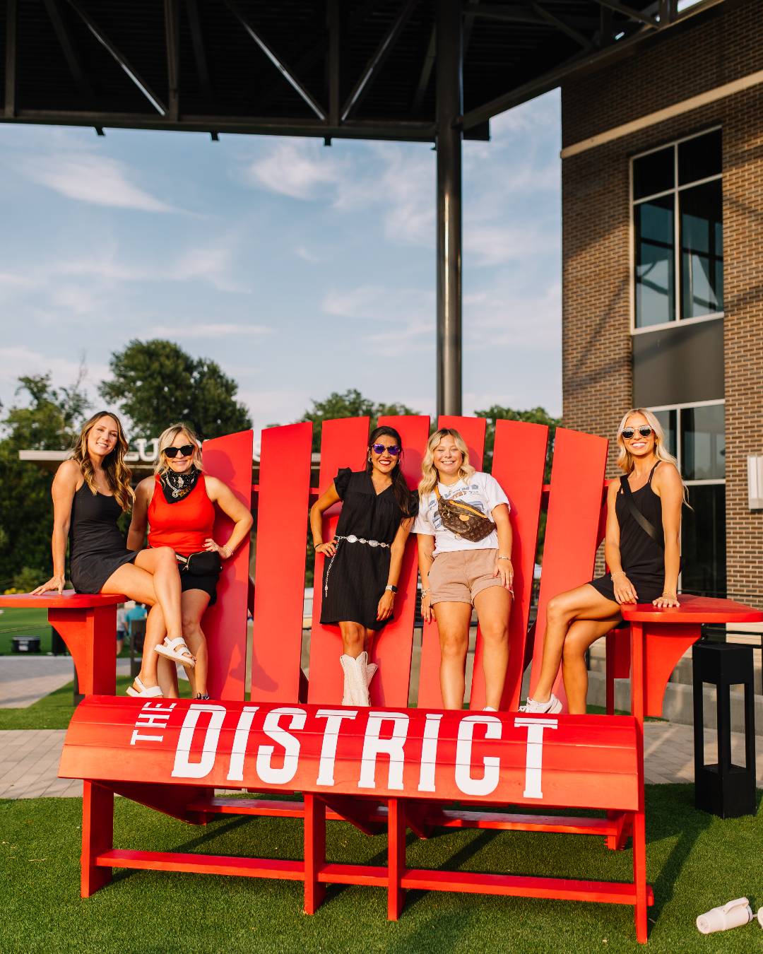 The District at Willow Creek Giant Adirondack Chair