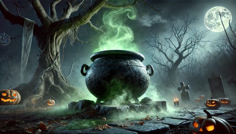 Giant Halloween Cauldron Prop 3