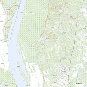 3D Topographic Map of Tennessee-Locke