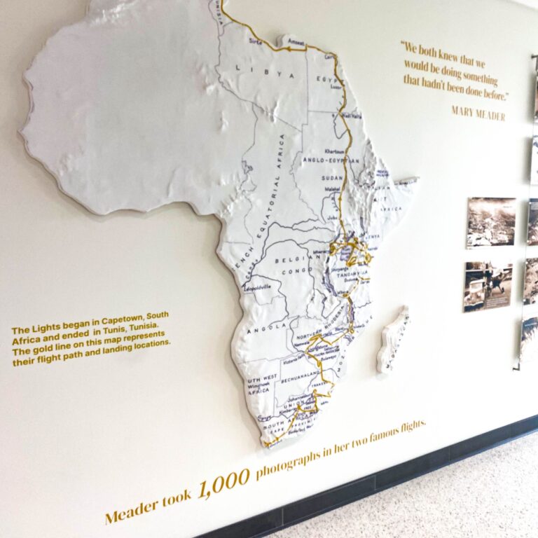 Africa 3D wall map at the WMU College of Arts and Sciences