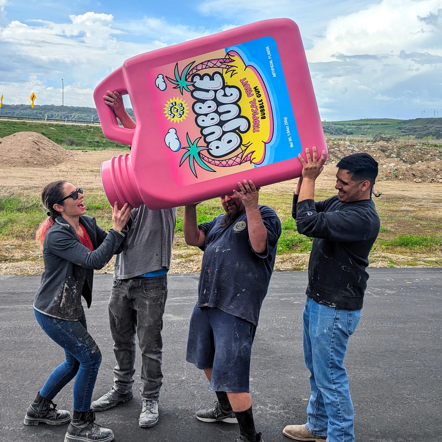 Giant Bubble Jug Prop-Front