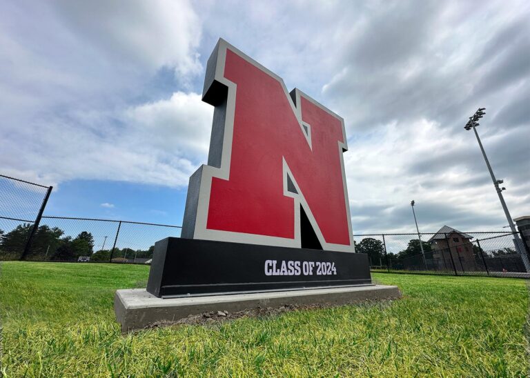 Large Metal Logo Display for Niskayuna High School Class of 2024