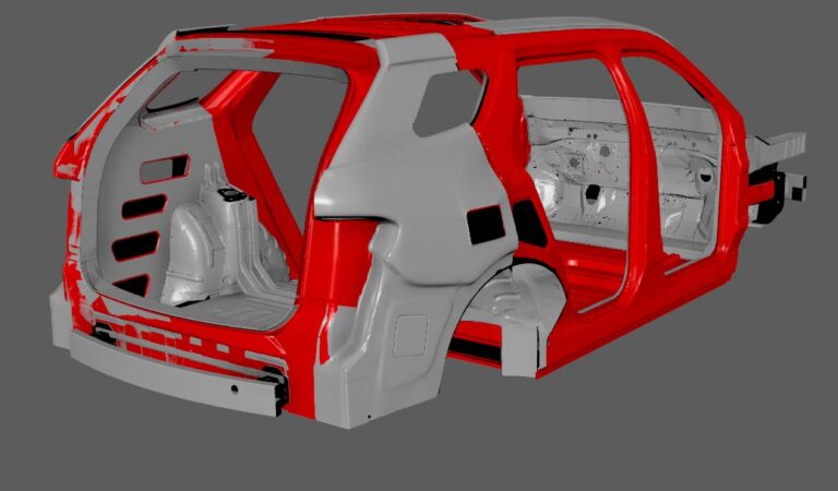 Arcelor Mittal 3D-printed Vehicle Frame Digital Model