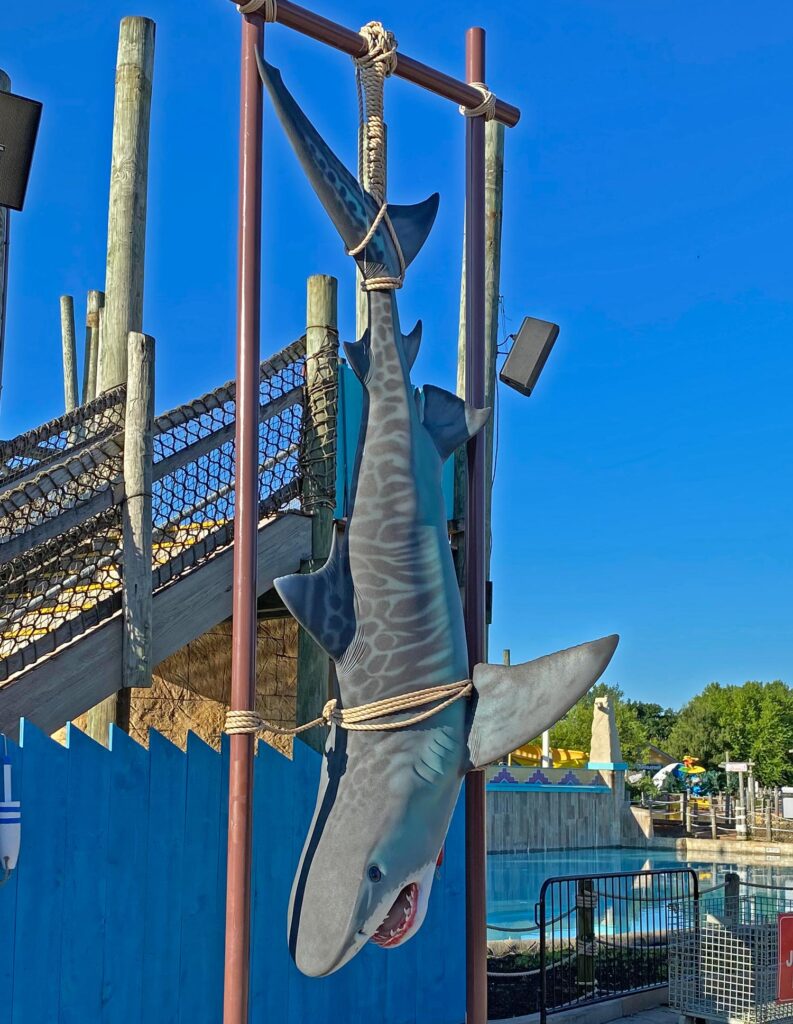 Completed Six Flags New England Tiger Shark Prop