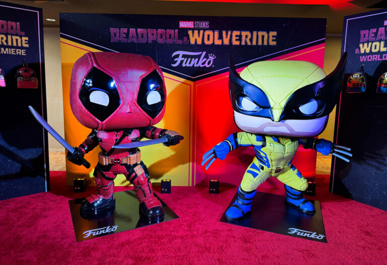 Deadpool & Wolverine Giant Funko Pop! Product Replica Statues