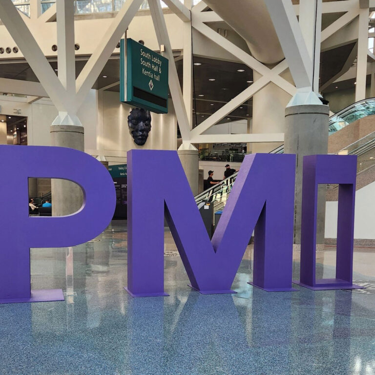 Large Foam Letters for Project Management Institute (PMI) Global Summit 2024