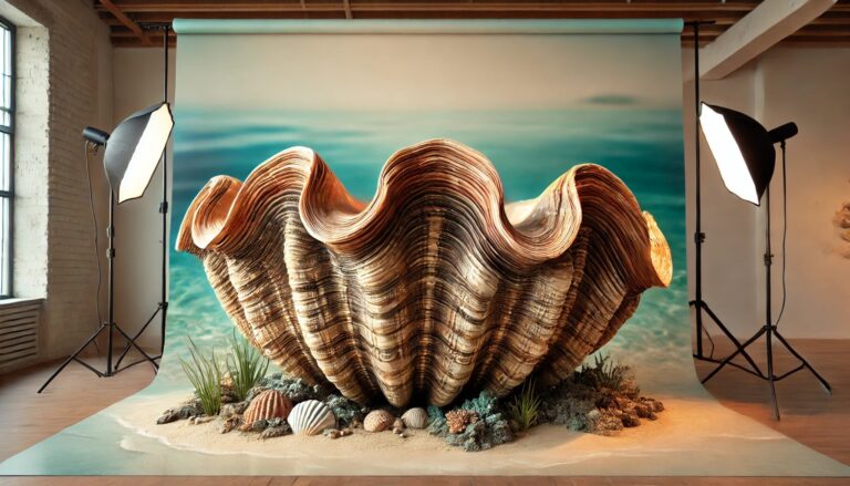 Giant Clam Shell Photo Prop 1