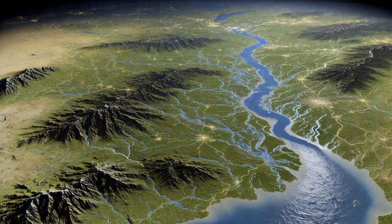 Mississippi River Watershed Map 1