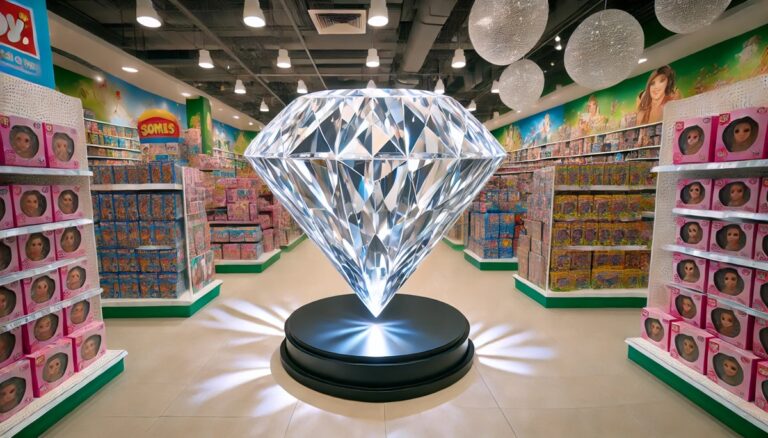 Giant Fake Diamond Prop