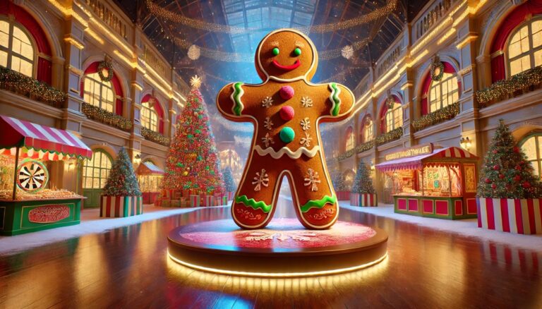 Giant Gingerbread Man Prop