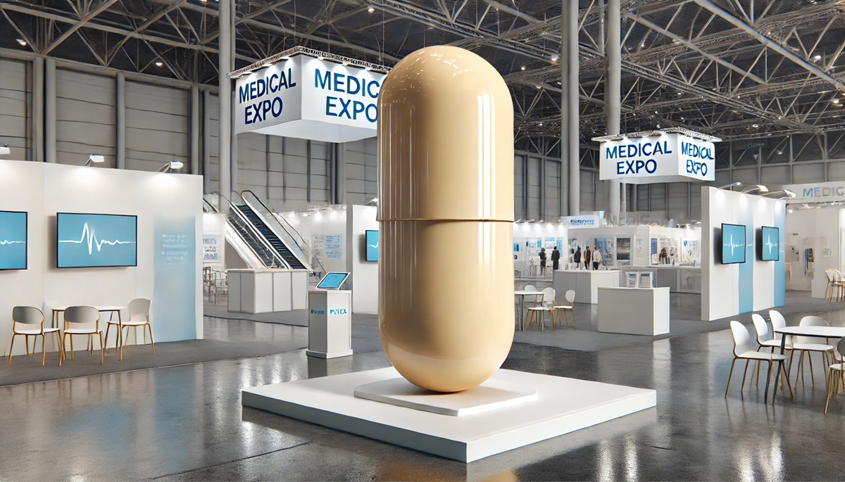 Giant Pill Capsule Prop