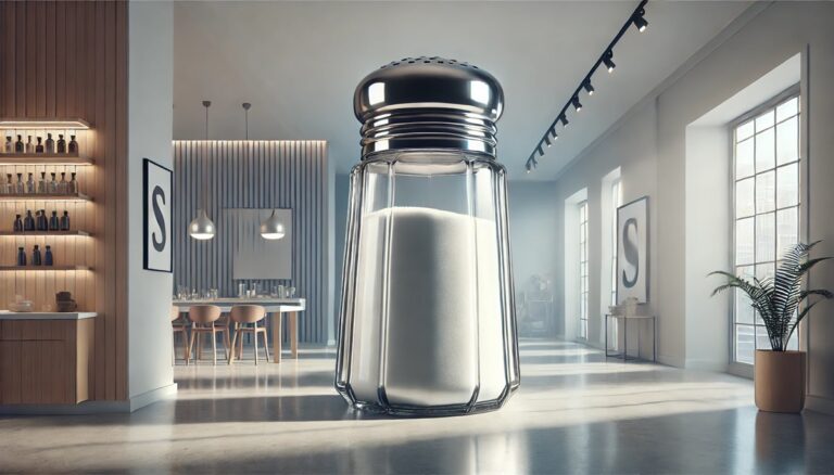 Giant Salt Shaker Prop