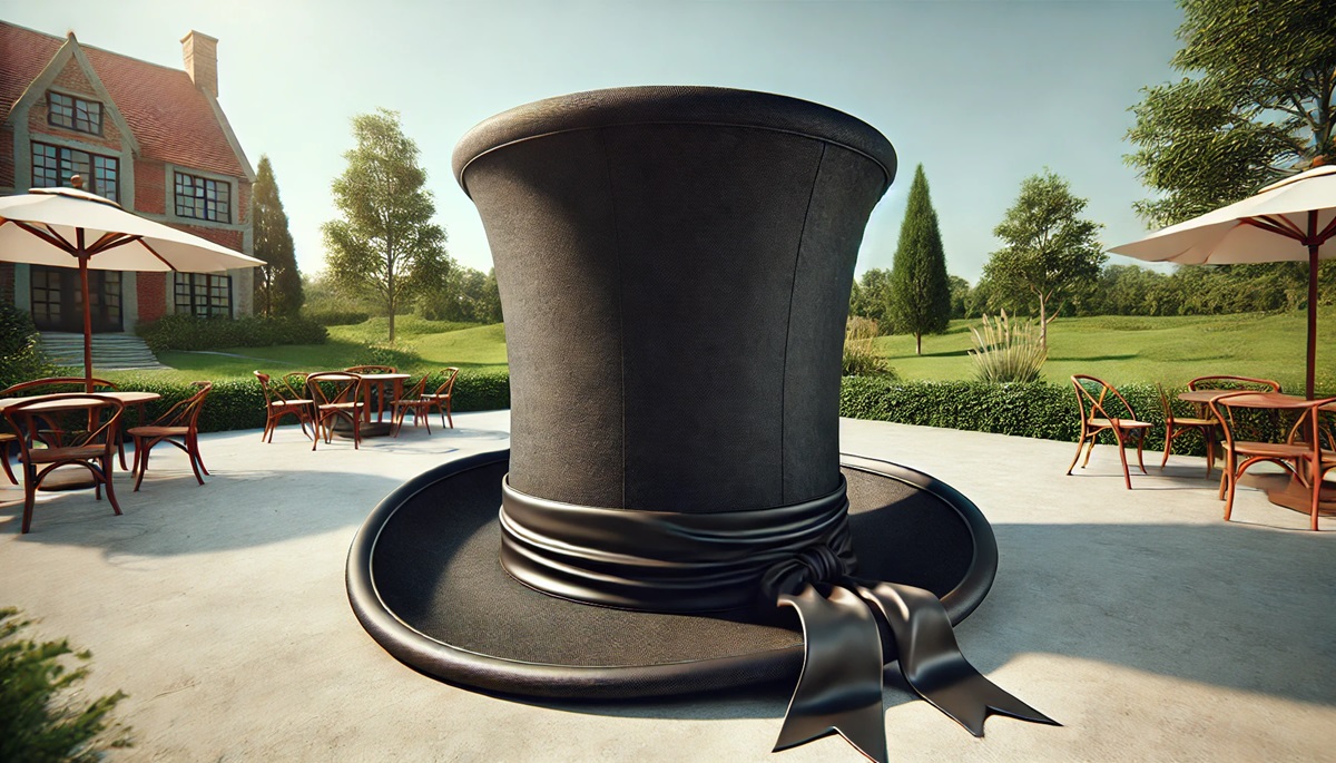 Giant top hat on sale