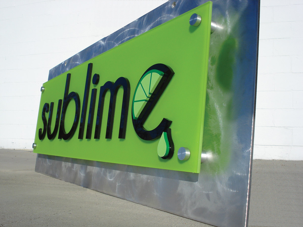 Sign Letters-Plastic-Sublime