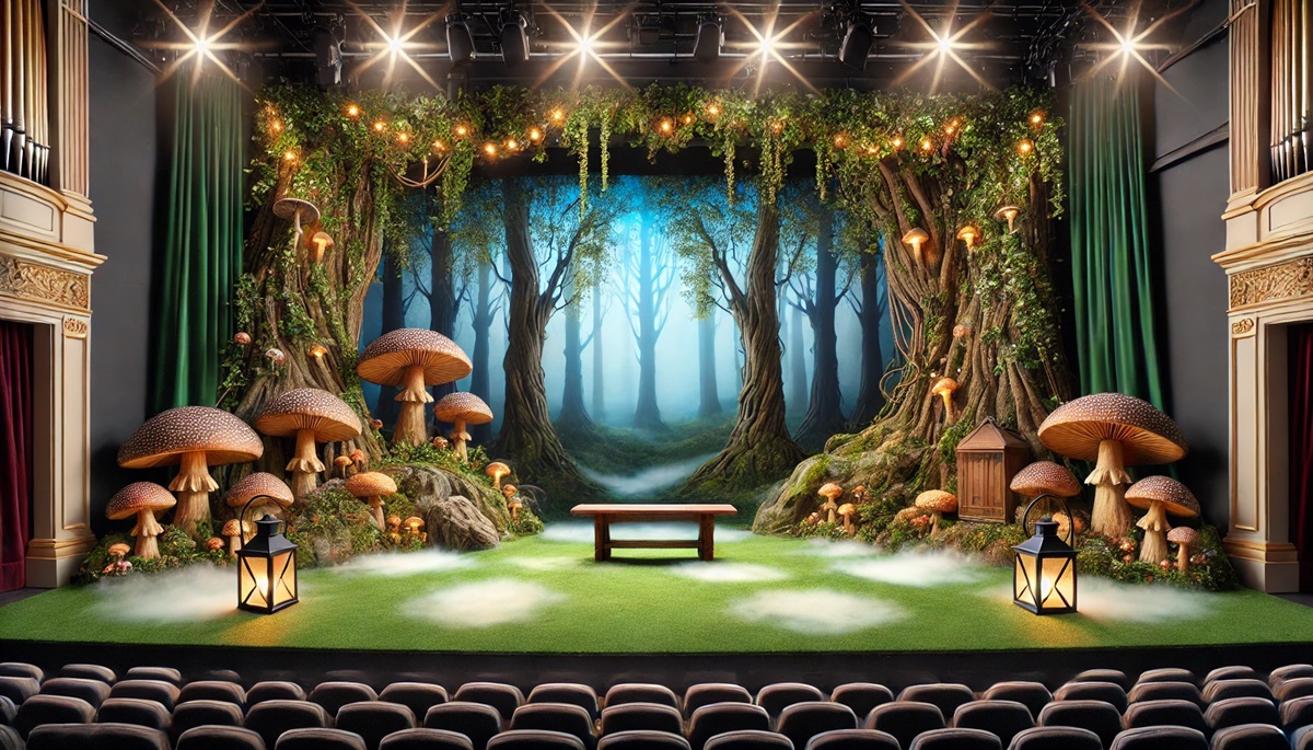 Theatrical Stage Props-Forest