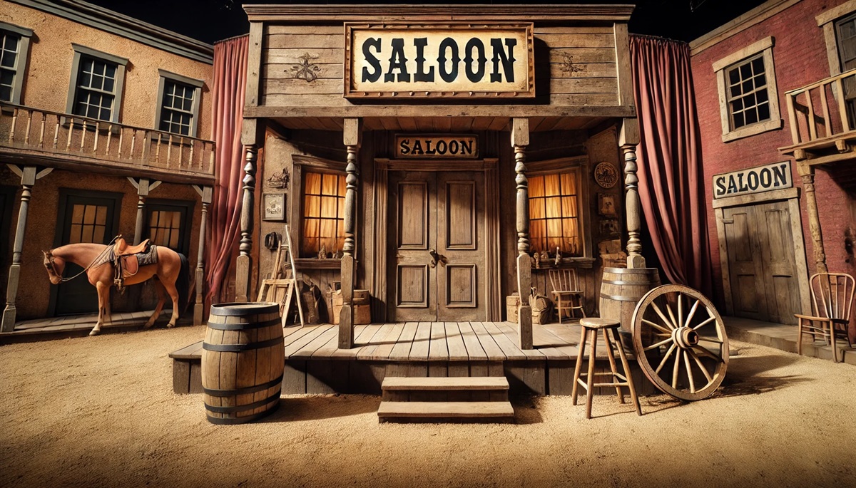 Western Stage Prop-Saloon