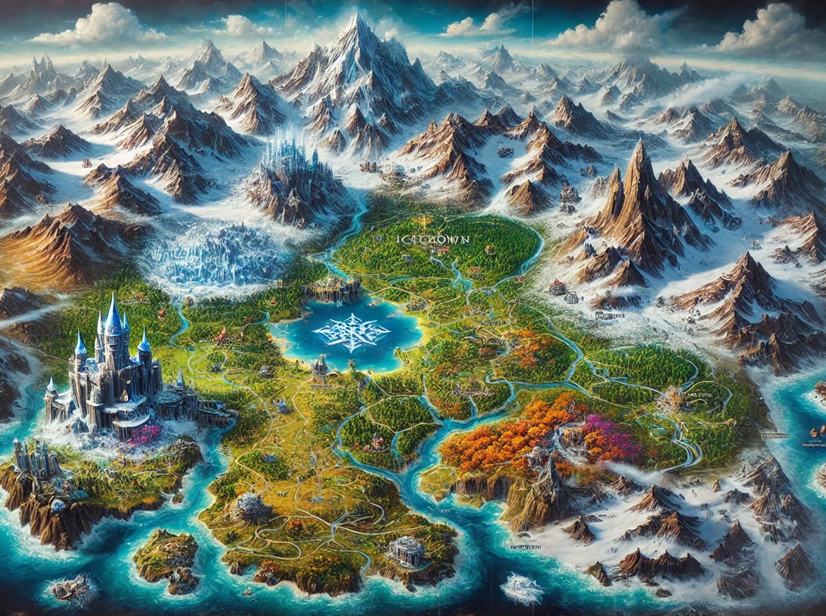 World of Warcraft Map-Northrend Map