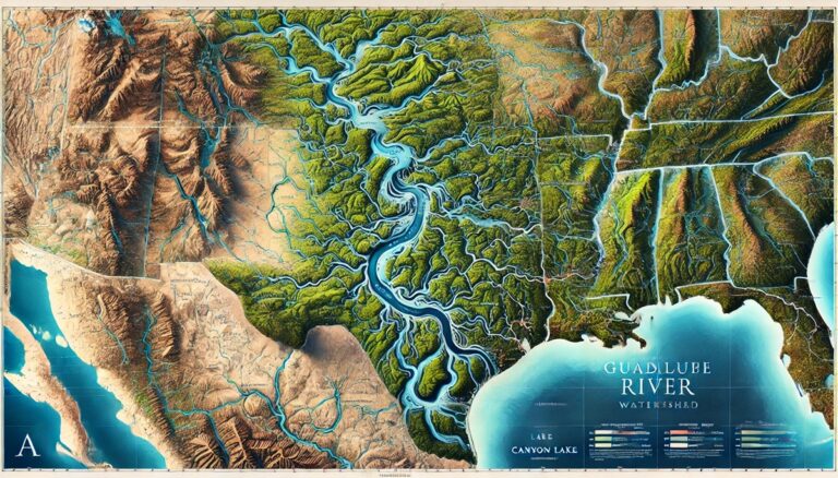 Guadalupe River Watershed Map