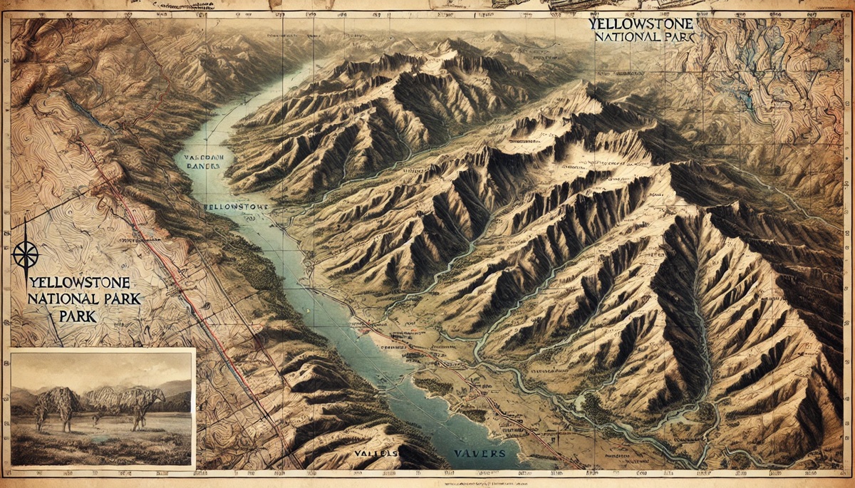 yellowstone topo map