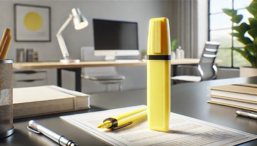 Giant Highlighter Pen Prop