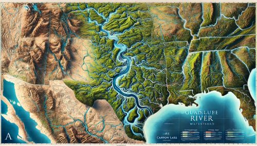 Guadalupe River Watershed Map