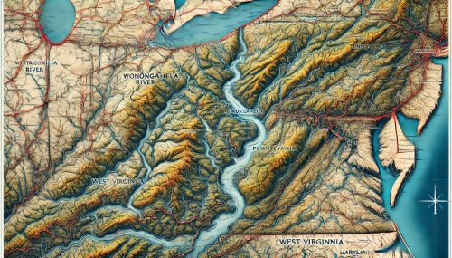 Monongahela River Watershed Map