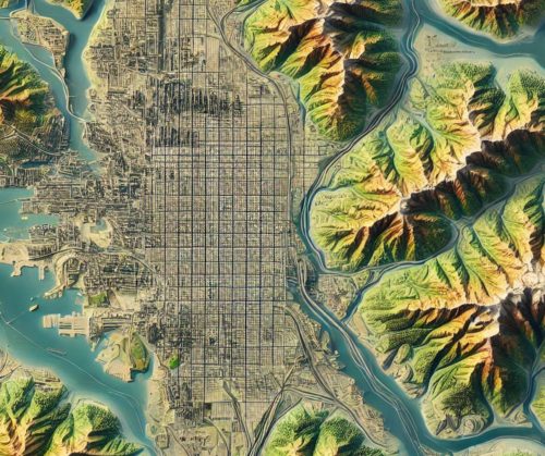 Seattle Topo Map